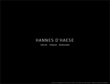 Tablet Screenshot of hannesdhaese.be